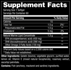 Modwella Omega Supplement Facts